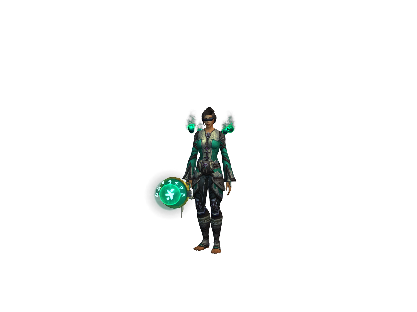 Rexádra 3D character render