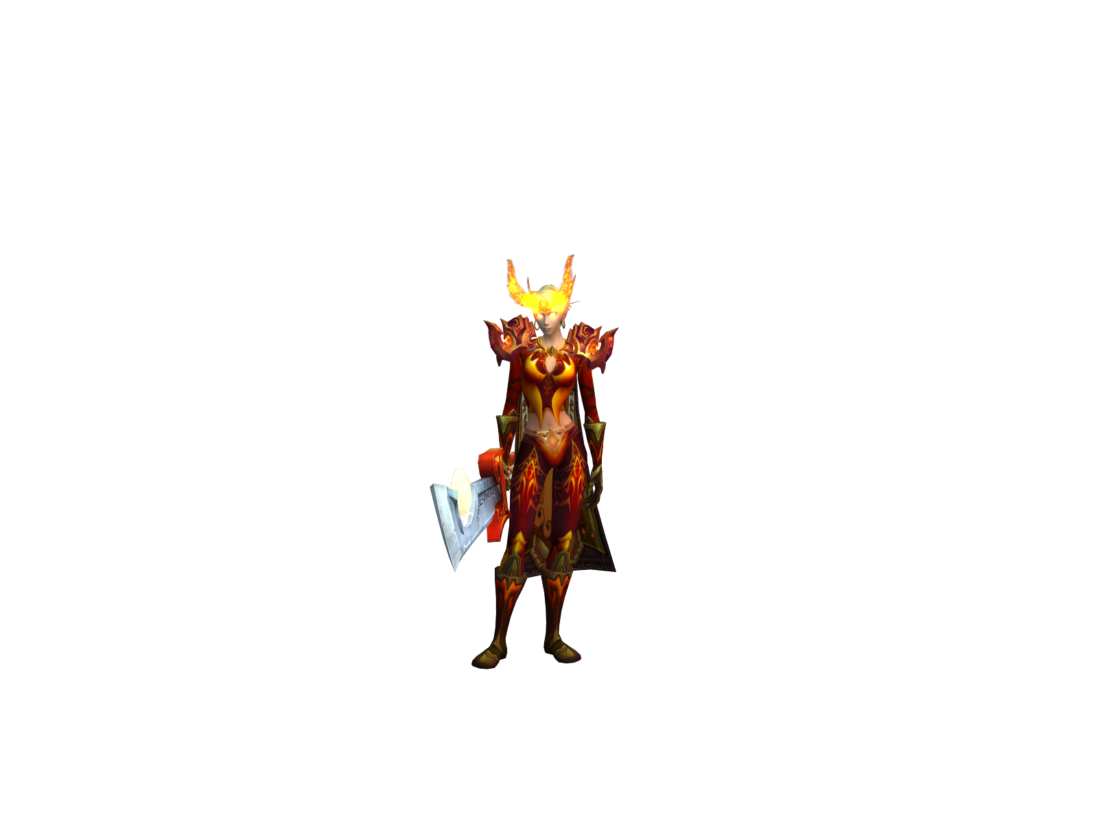 Synclaiir 3D character render