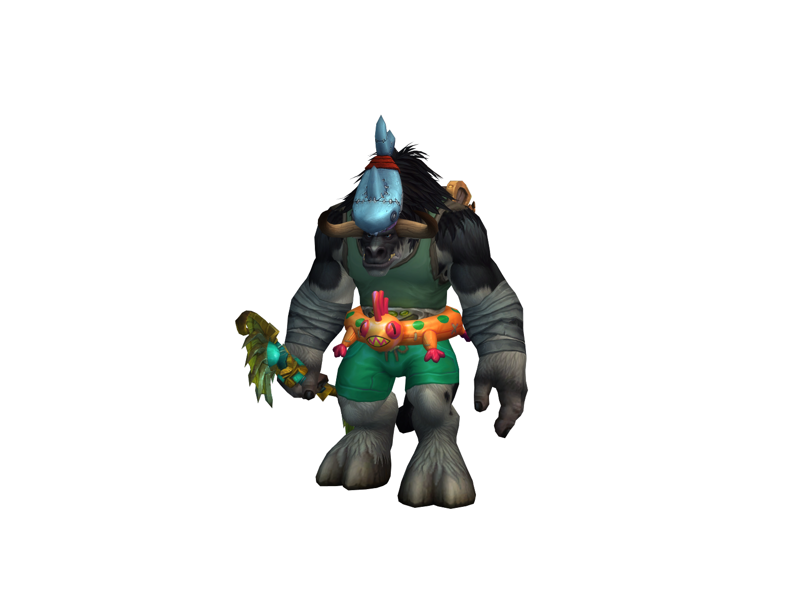 Tecumseh 3D character render