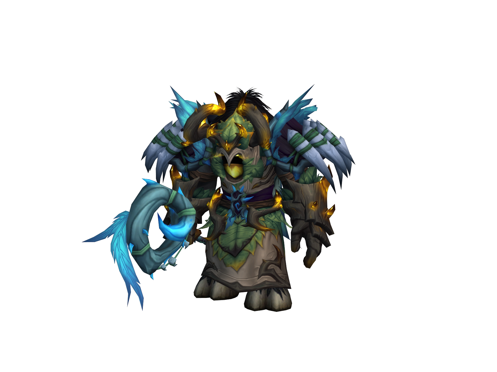 Skyhornn 3D character render