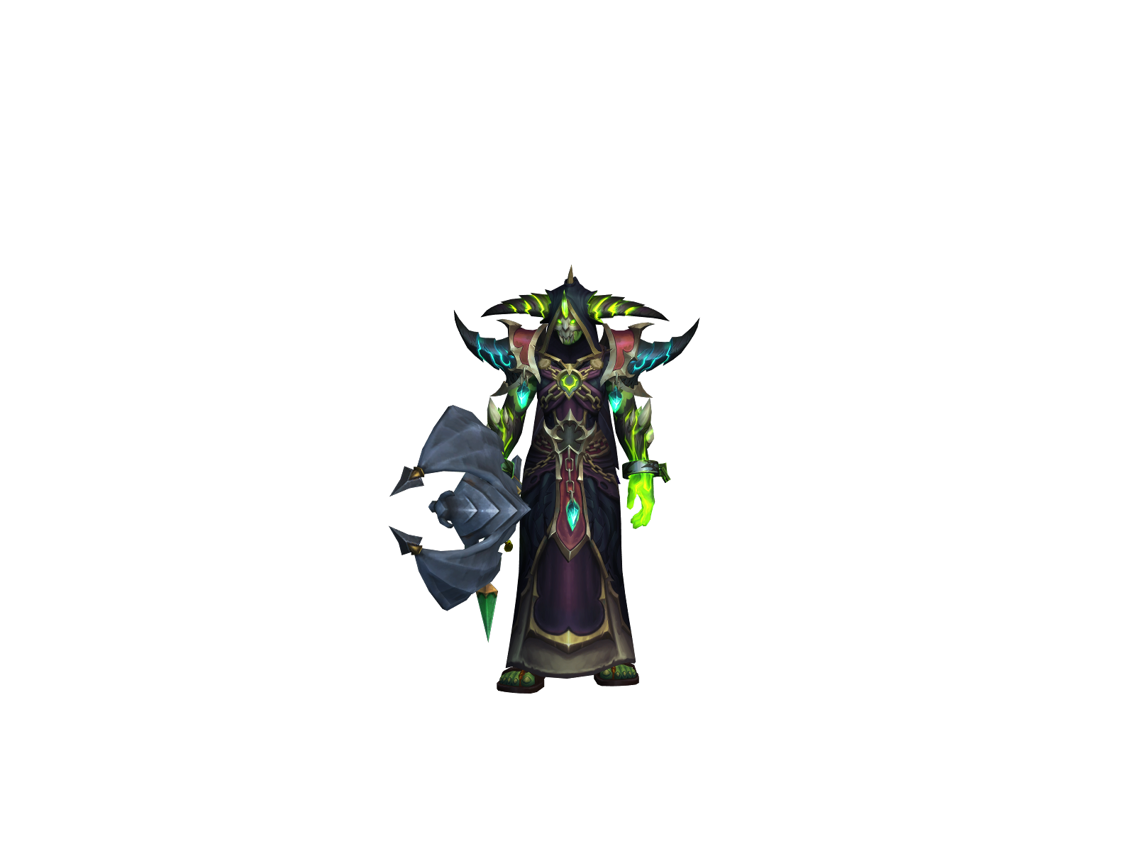 Zamoth 3D character render