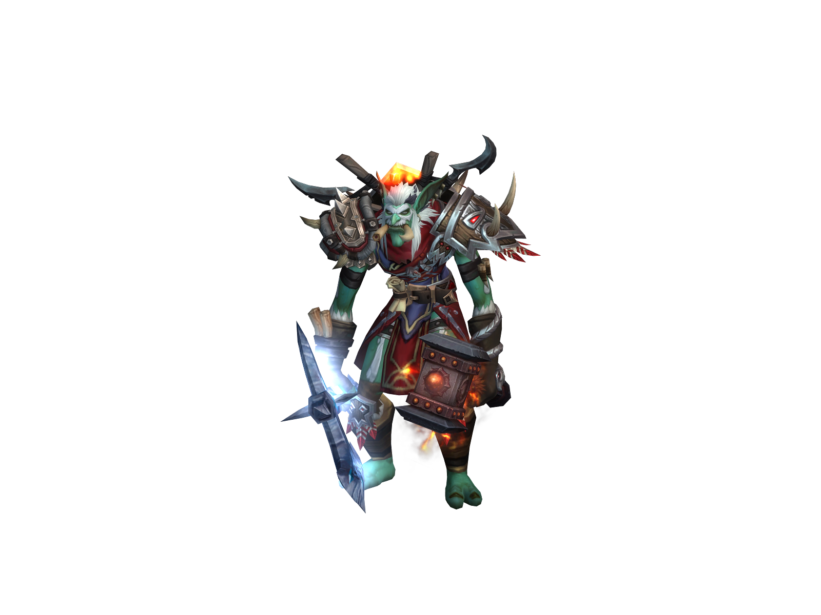 Wutanguru 3D character render
