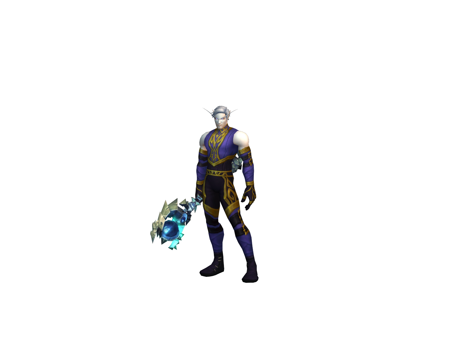 Superluis 3D character render