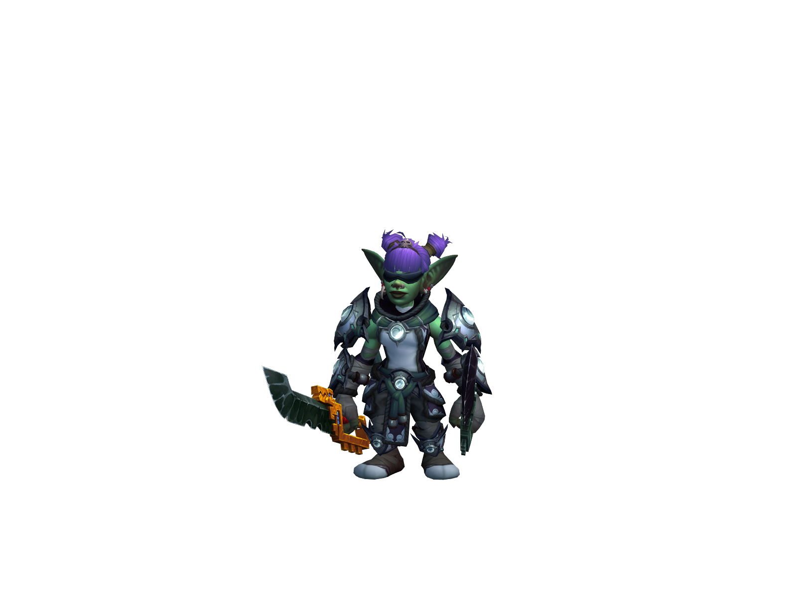 Troglodite 3D character render