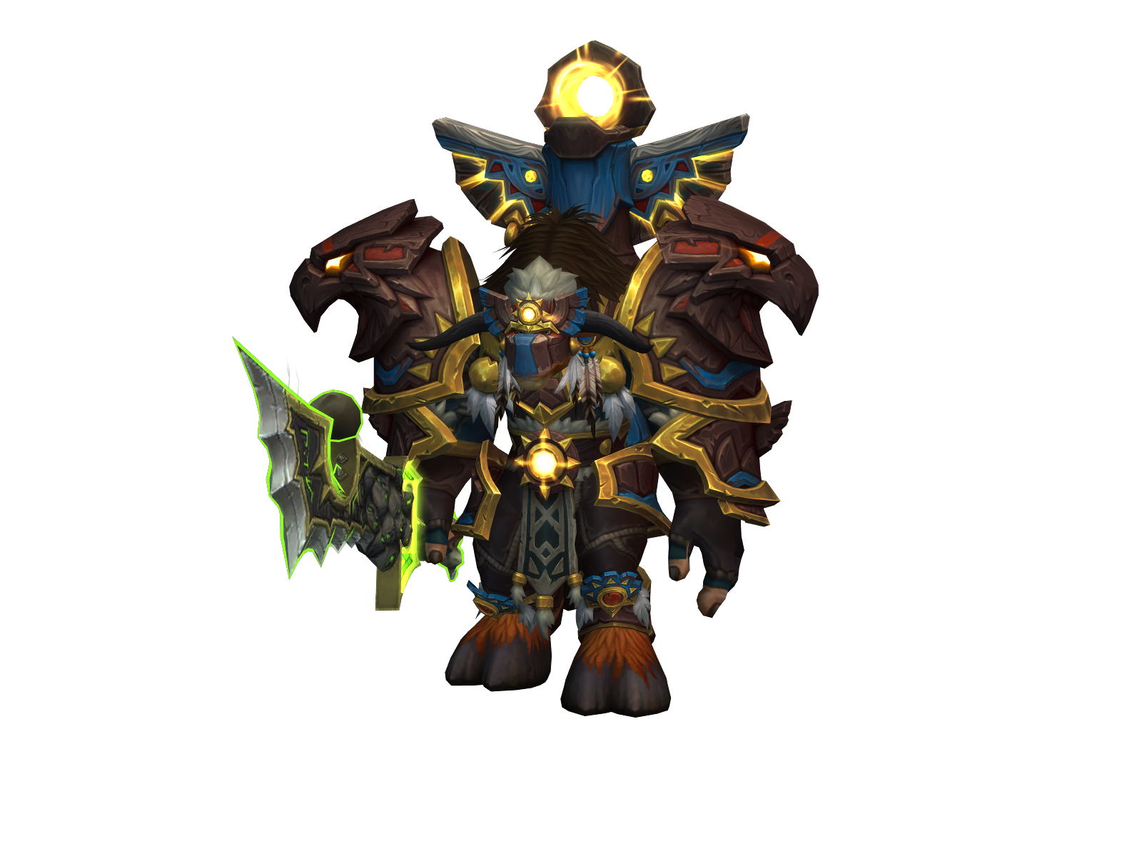 Sunwalker 3D character render
