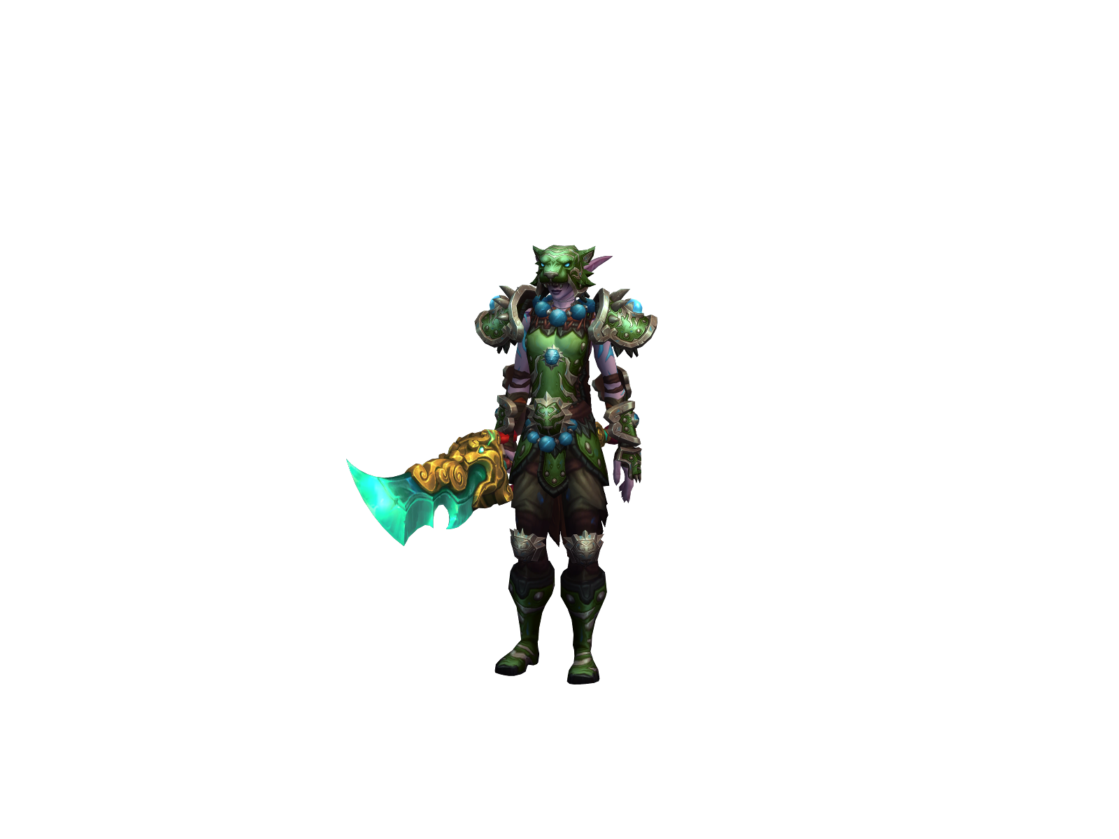 Meraes 3D character render