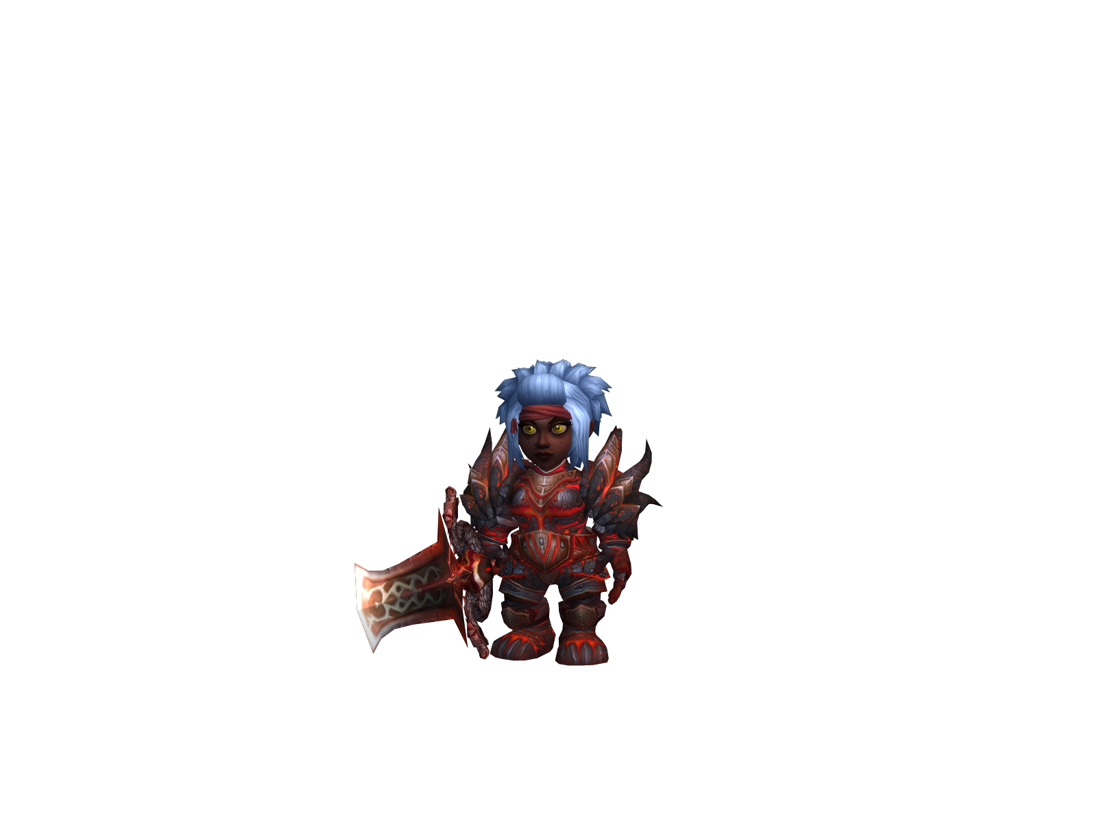 Packapunch 3D character render