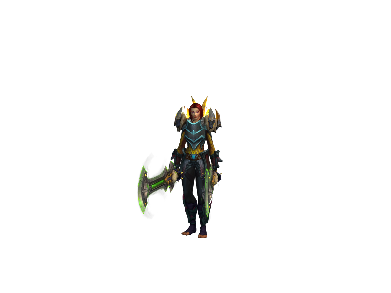 Skadira 3D character render