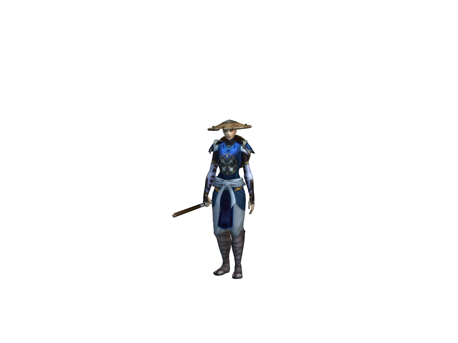 Rháiden 3D character render