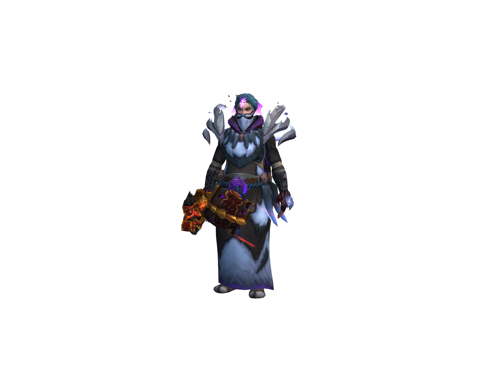 Tililú 3D character render
