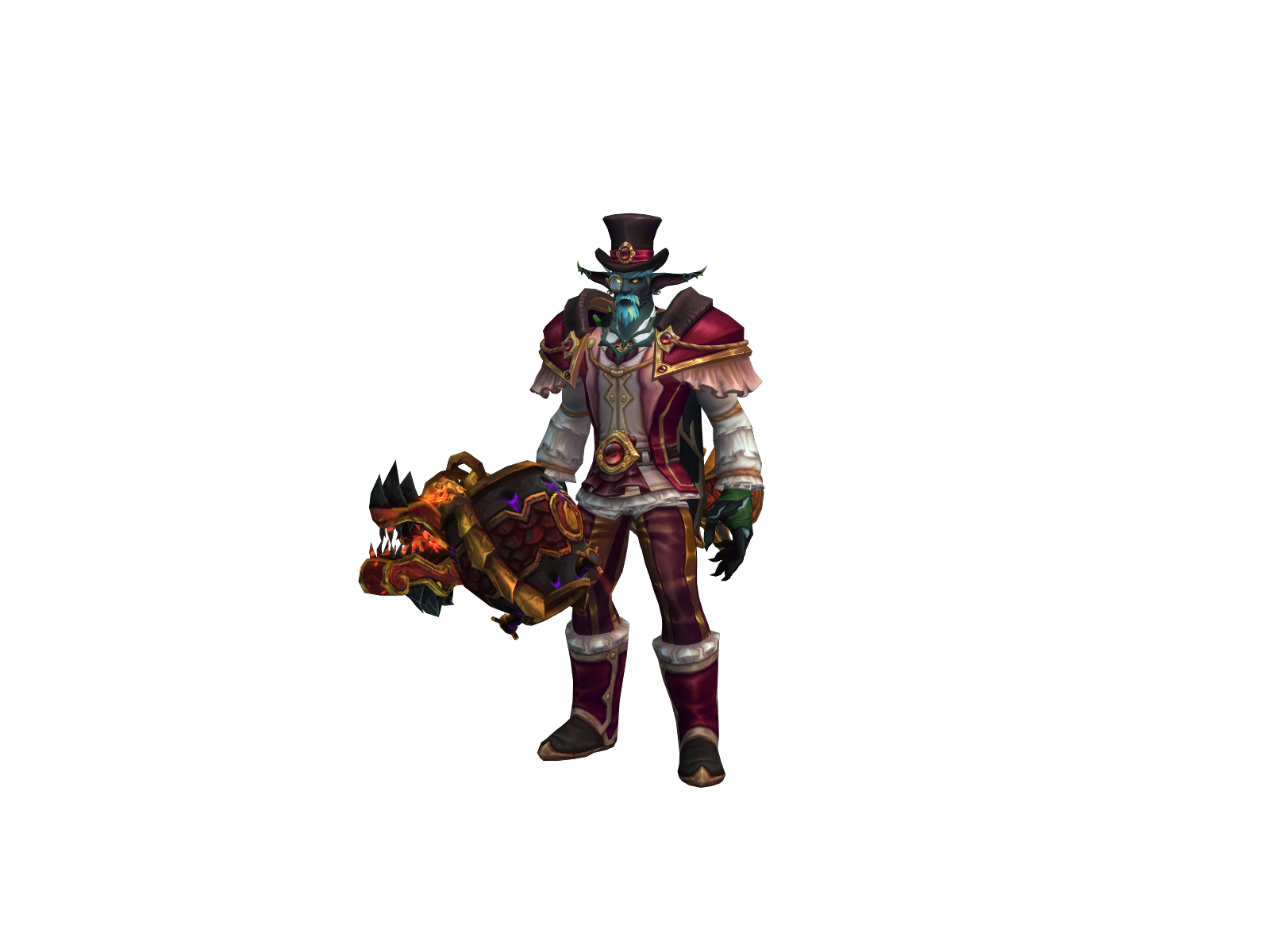 Golosón 3D character render