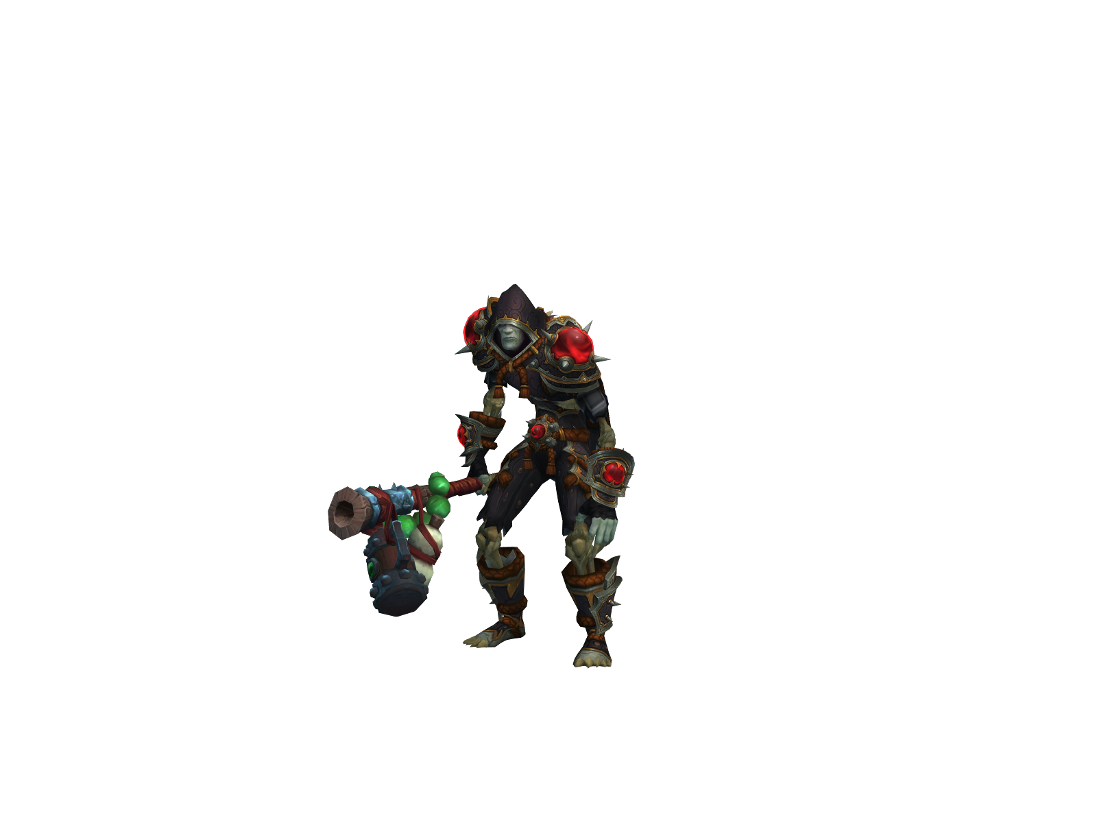 Yakiechen 3D character render