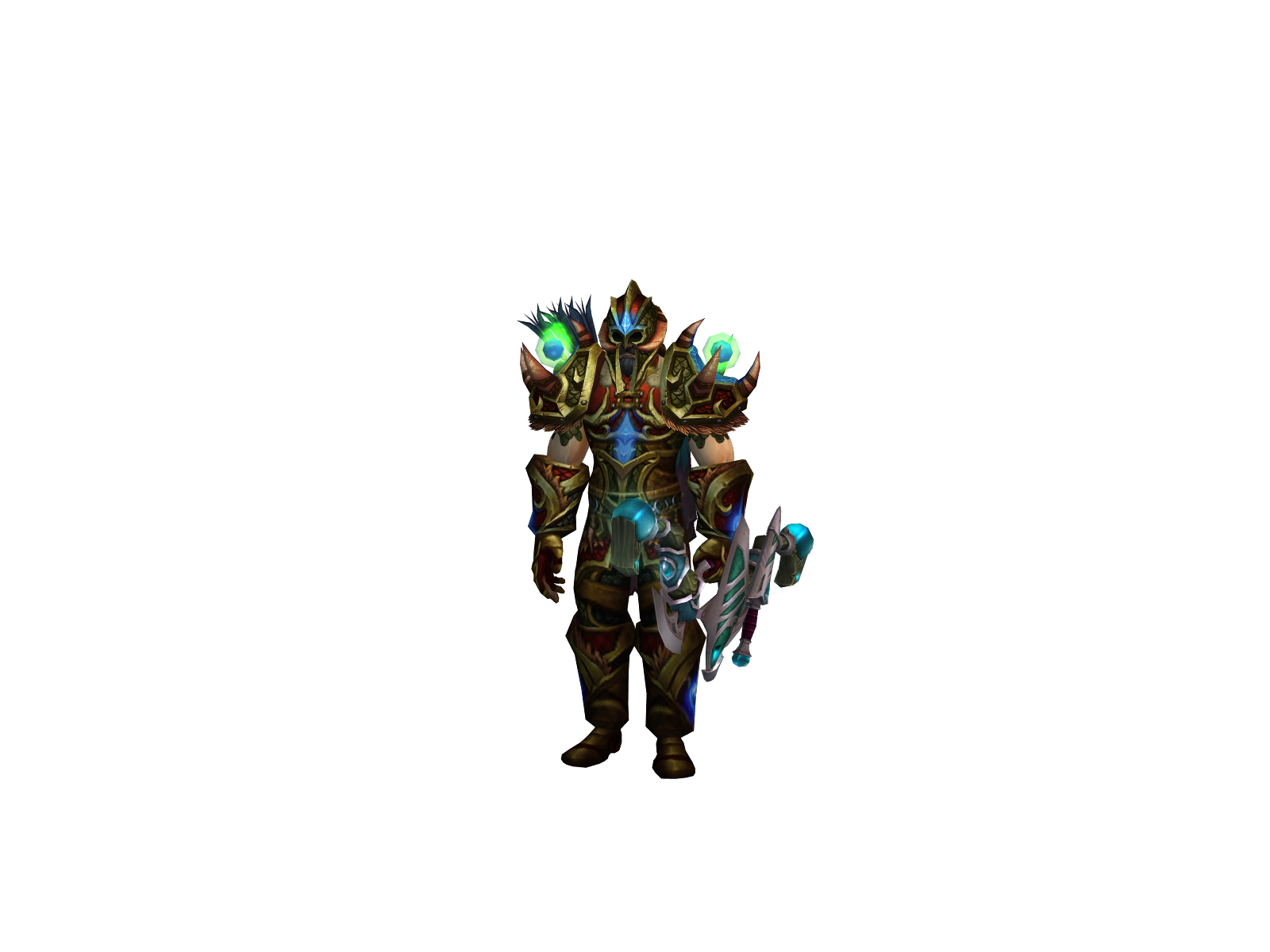 Baigón 3D character render