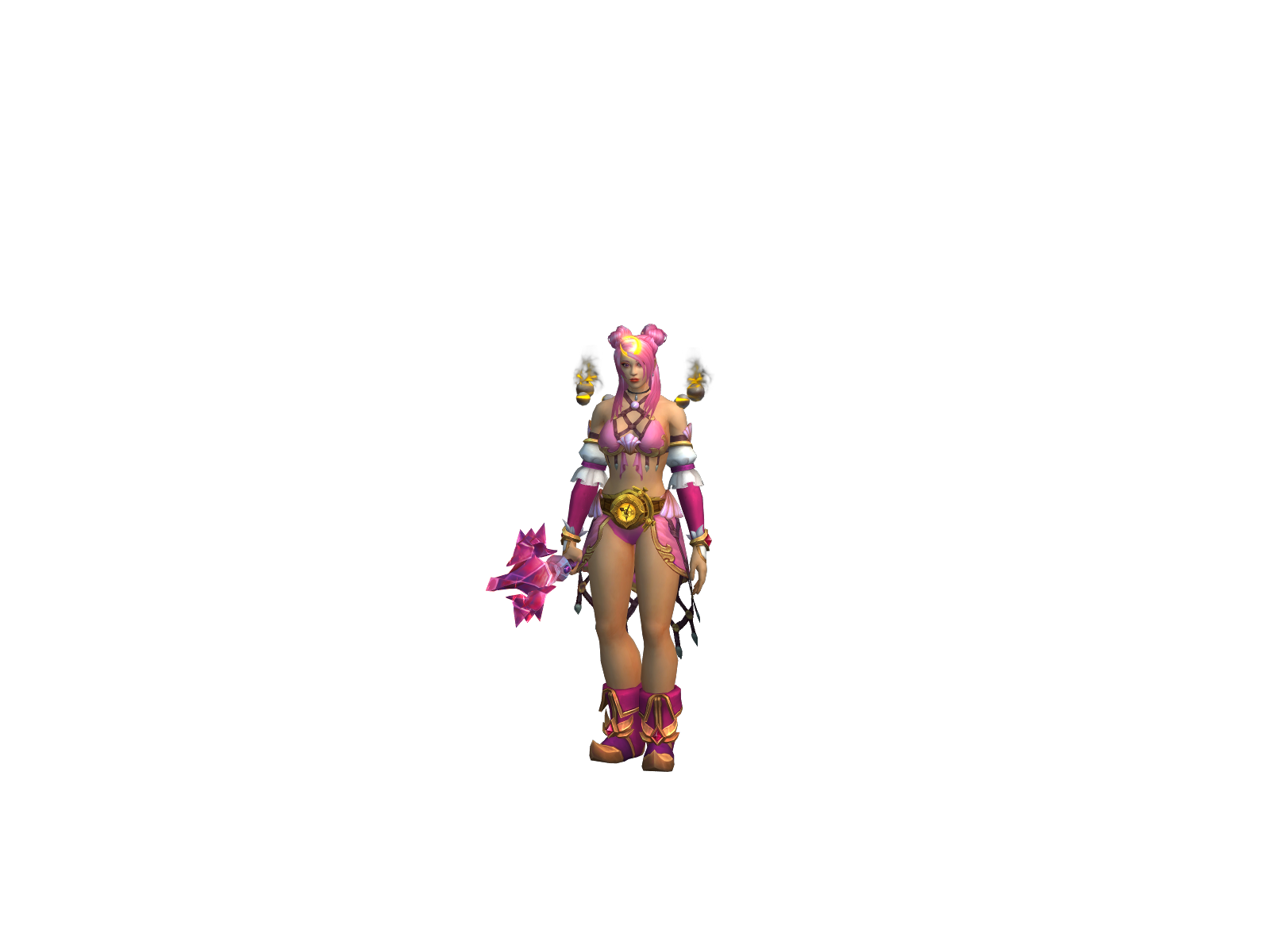 Niñamala 3D character render