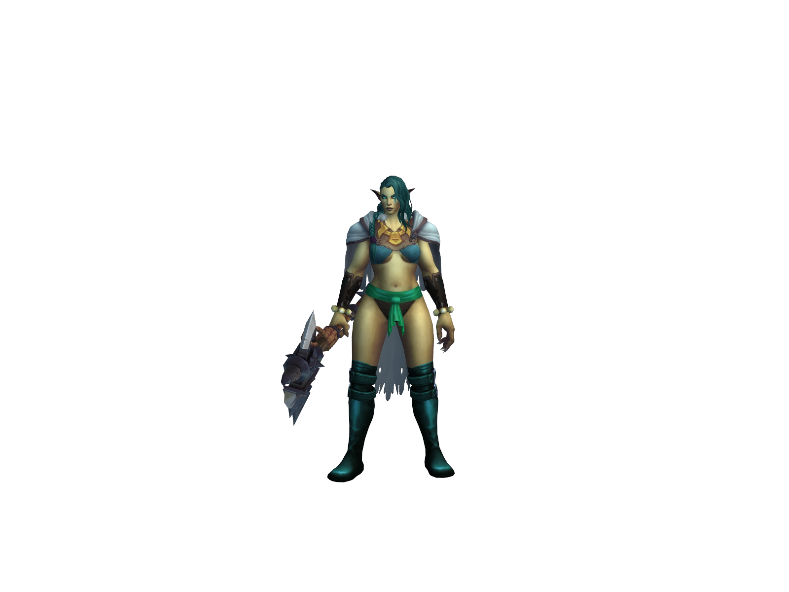 Sandersonia 3D character render