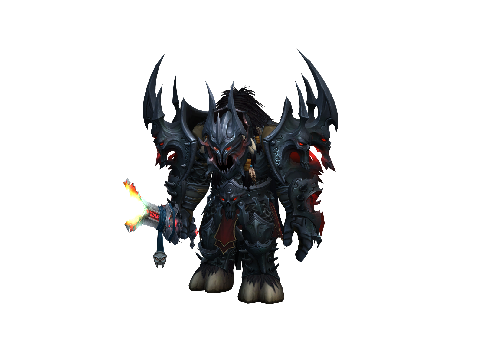 Dragonchaos 3D character render