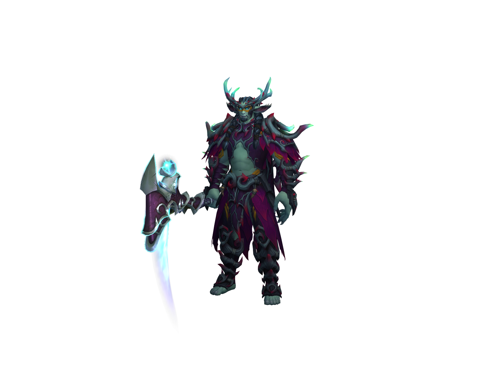 Chocas 3D character render