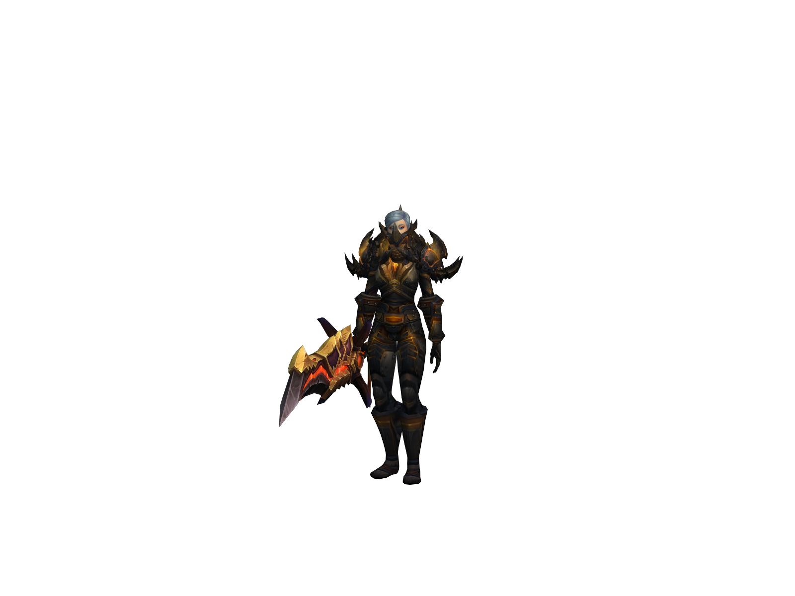 Amberlym 3D character render