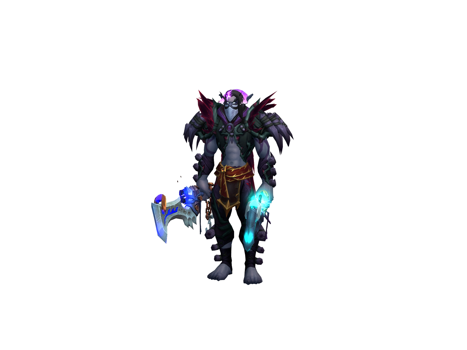 Ðarkhiin 3D character render