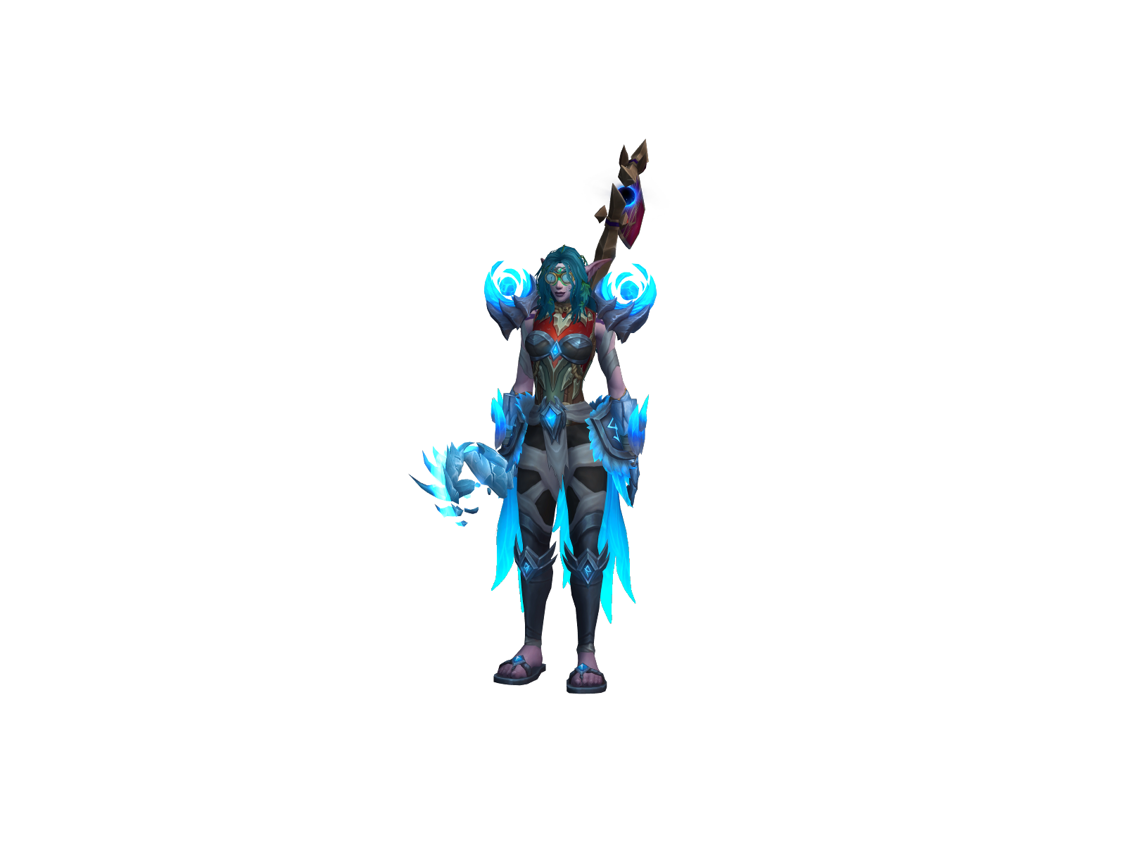 Crazybood 3D character render