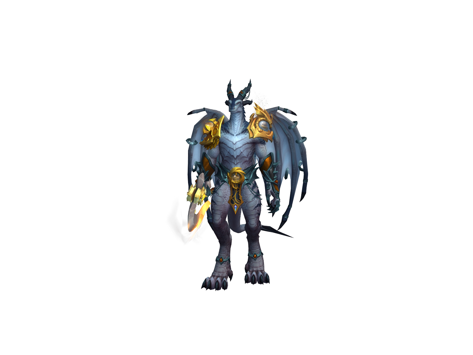 Ometeotll 3D character render