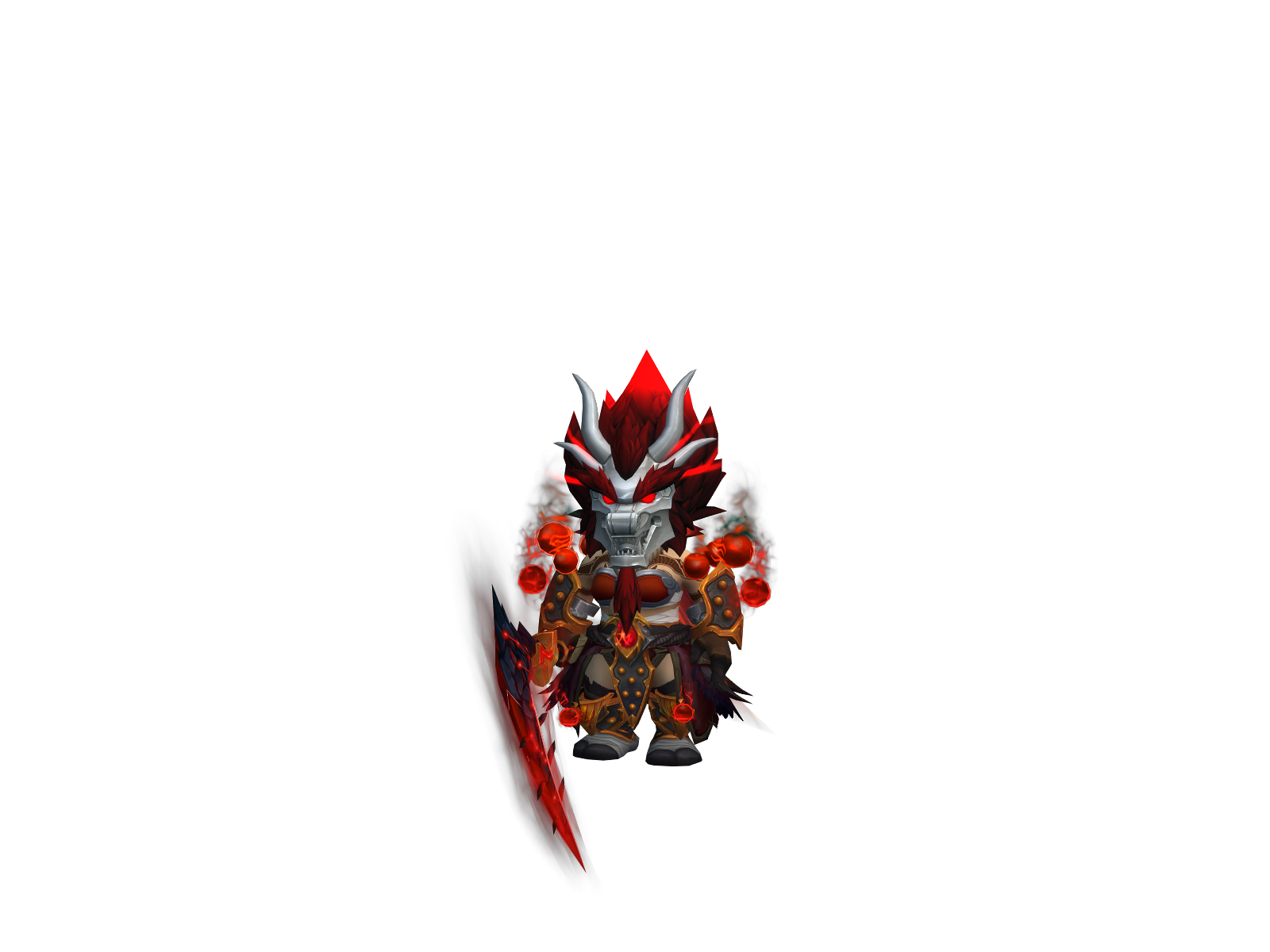 Yúeh 3D character render