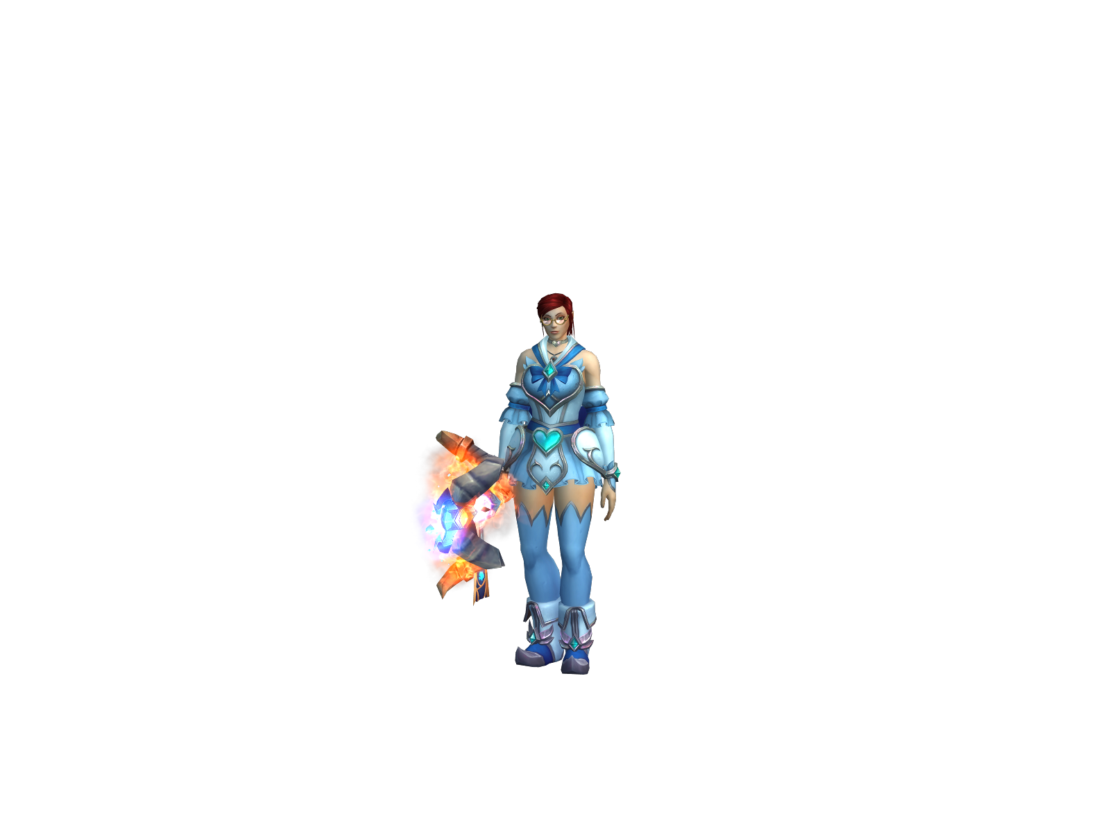 Arwynne 3D character render