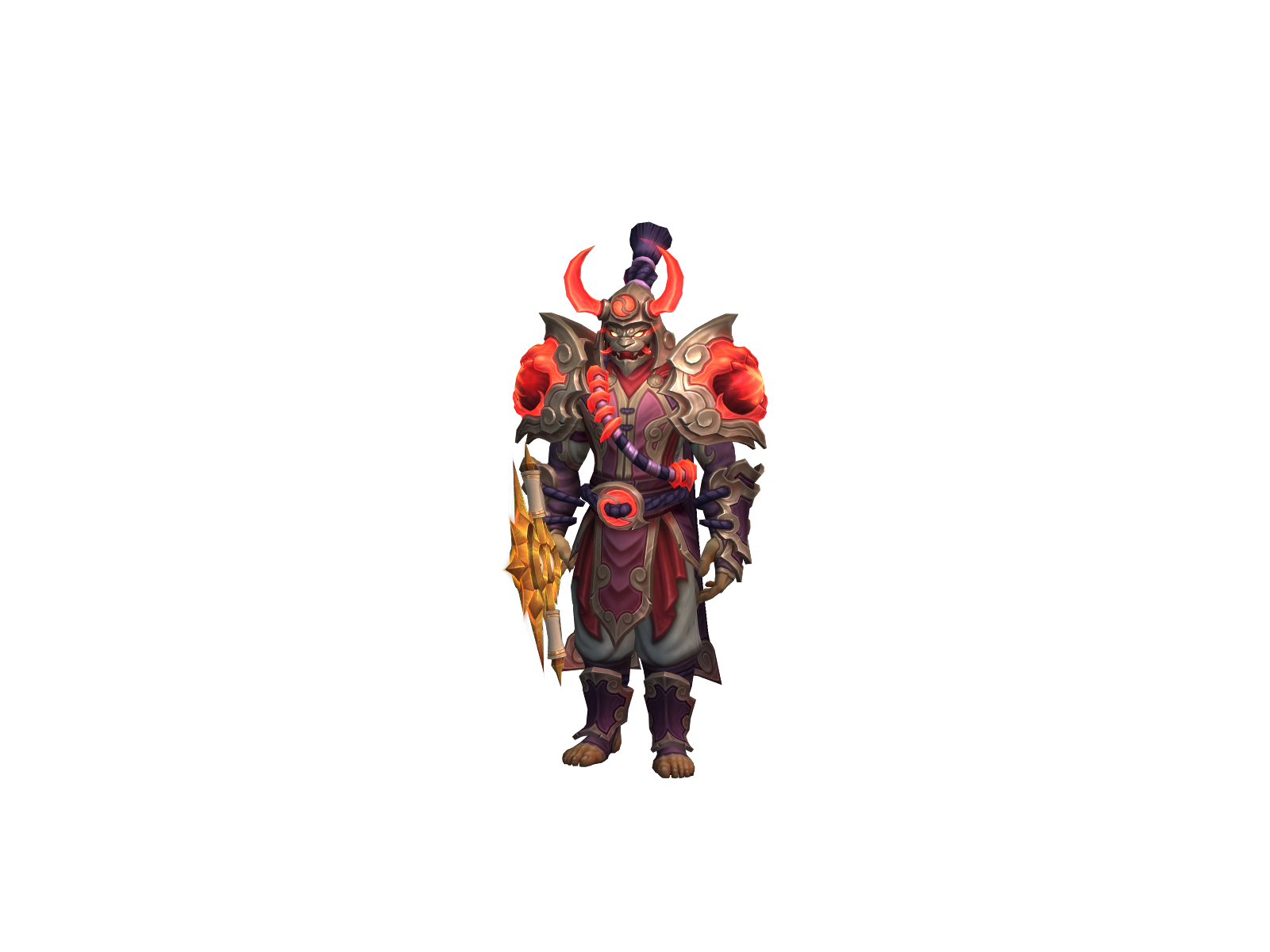 Maururusan 3D character render
