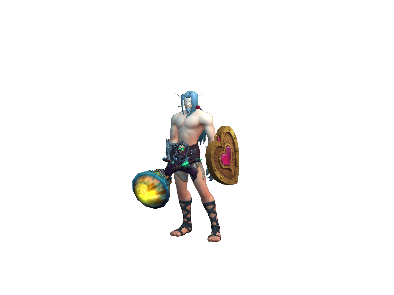 Átlás 3D character render