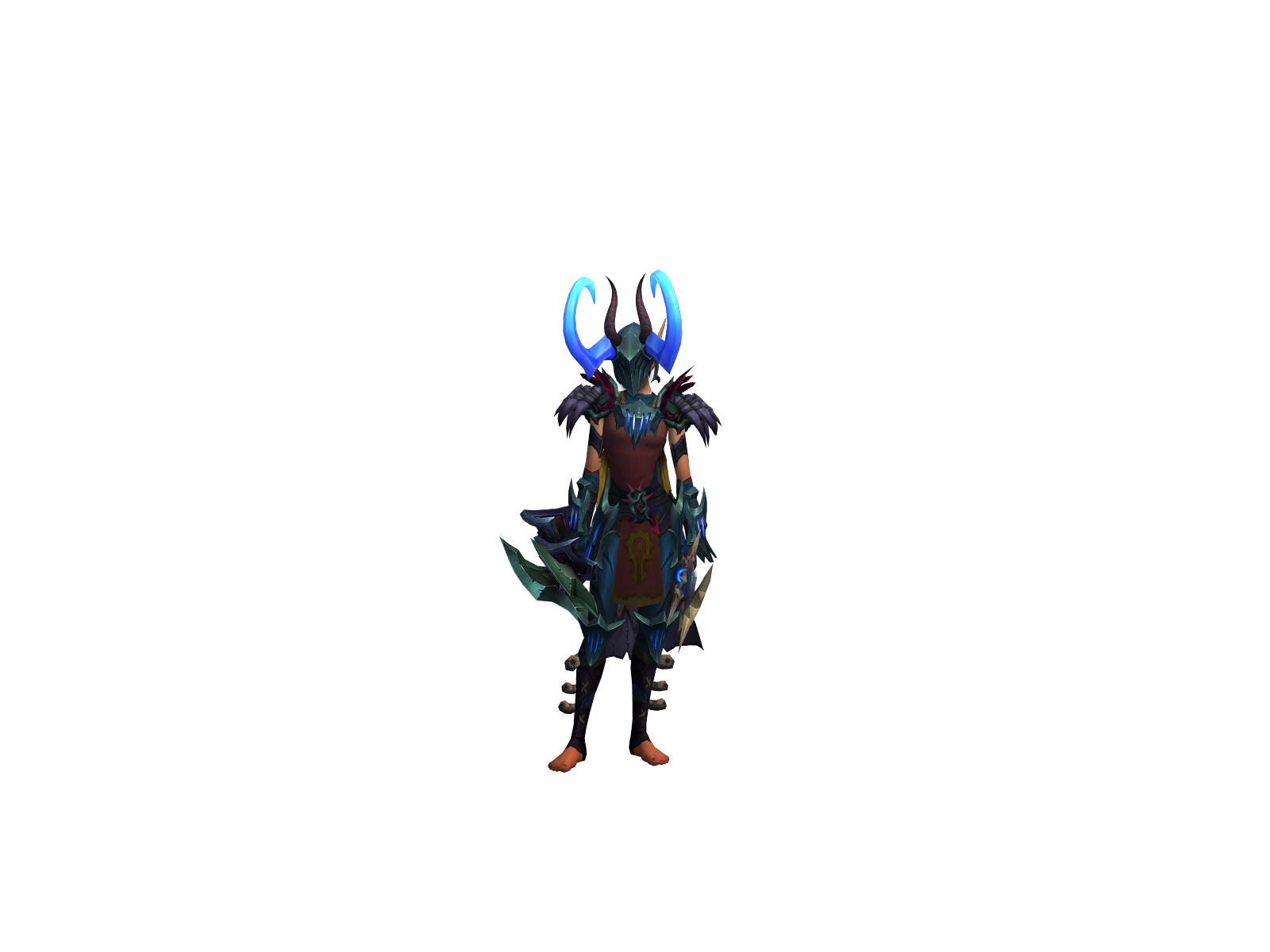 Dämonenjagër 3D character render