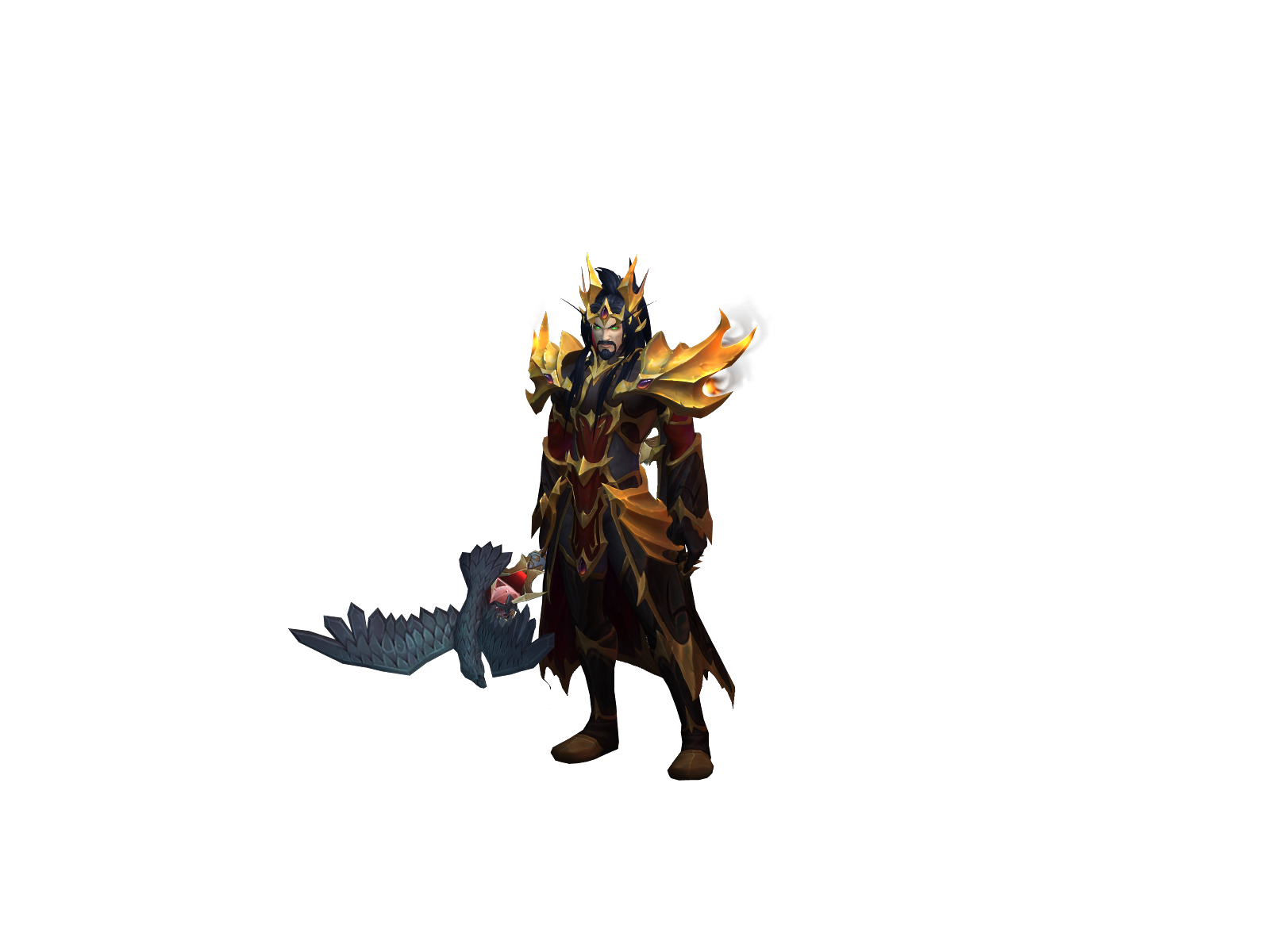 Preator 3D character render