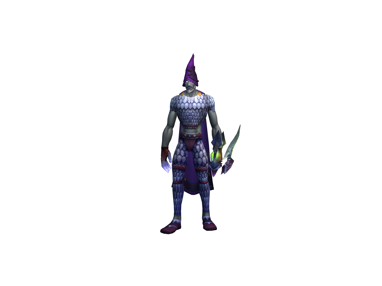 Fulgora 3D character render