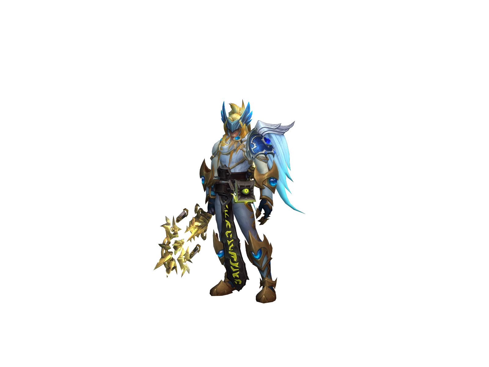 Ángemon 3D character render