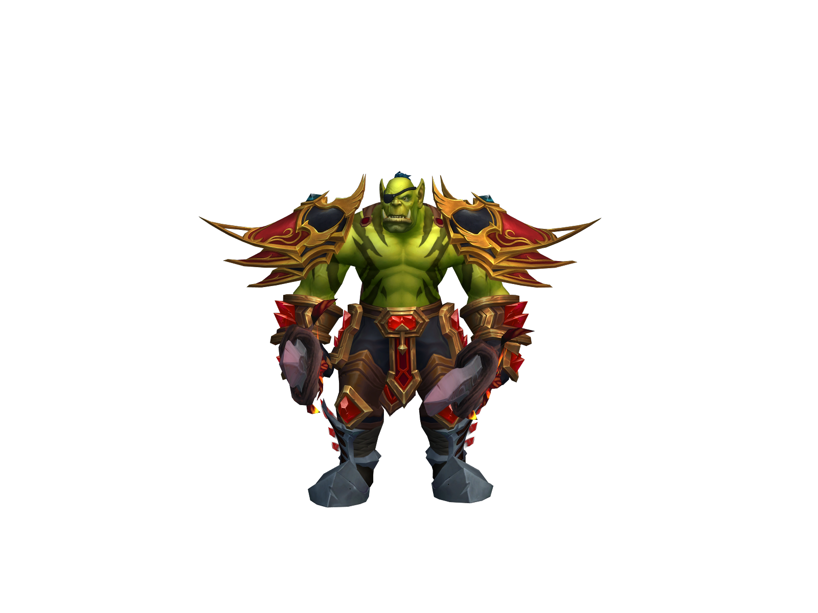Groppeta 3D character render
