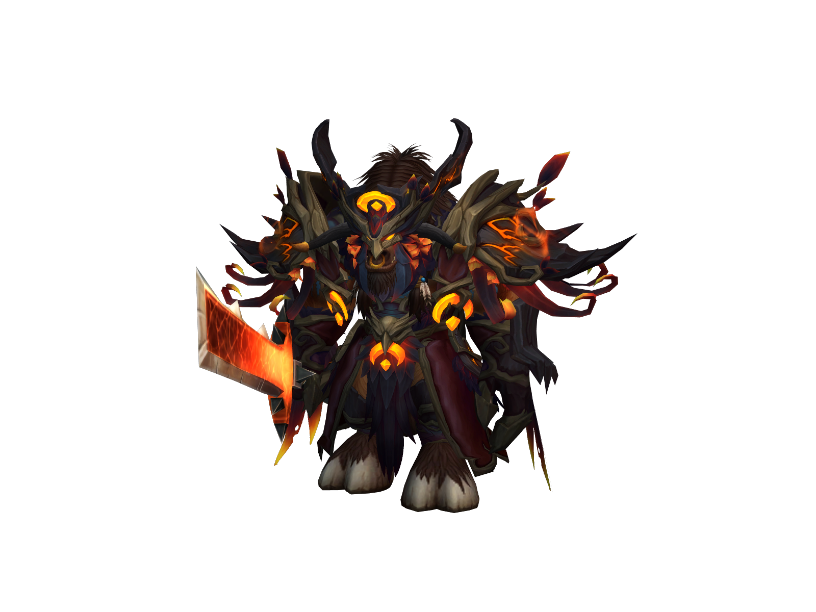 Huevoetoro 3D character render