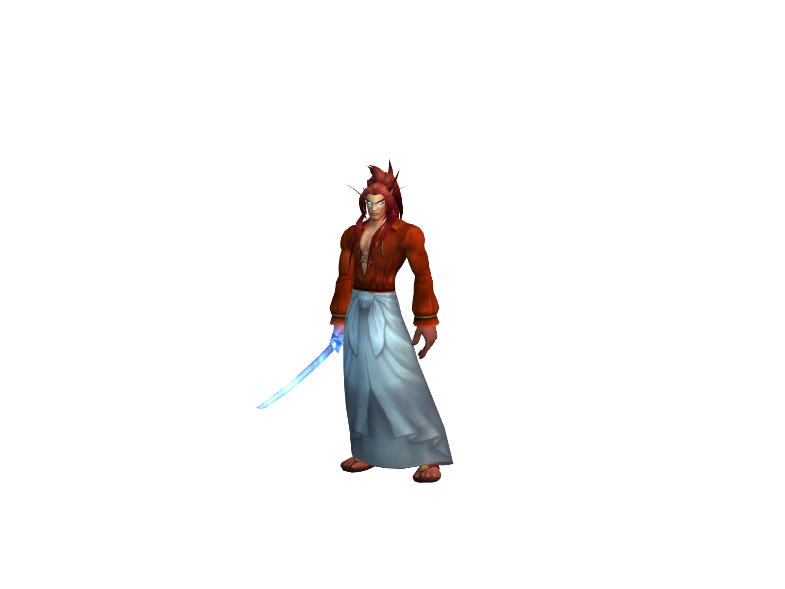 Battousai 3D character render