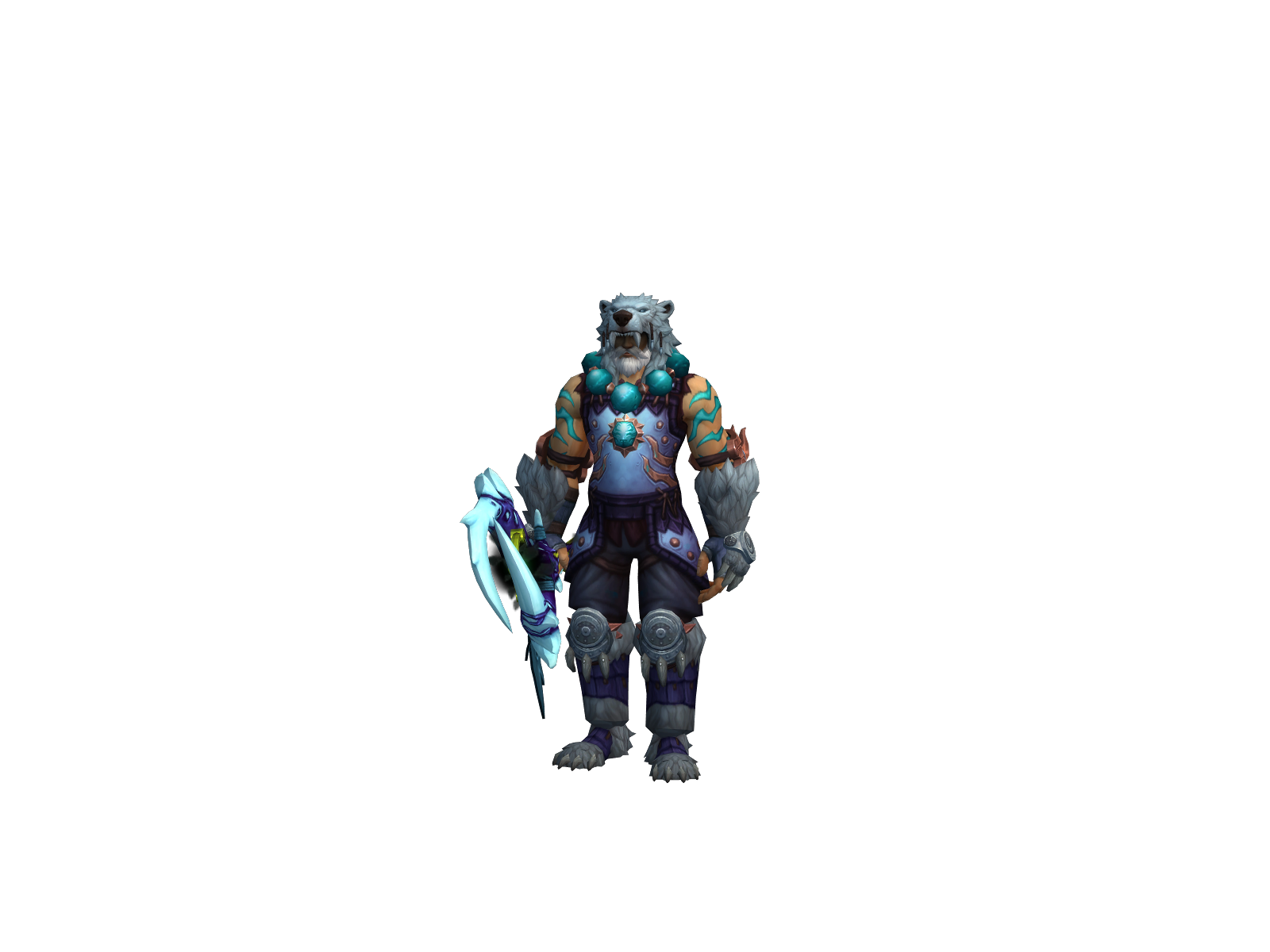 Brüce 3D character render