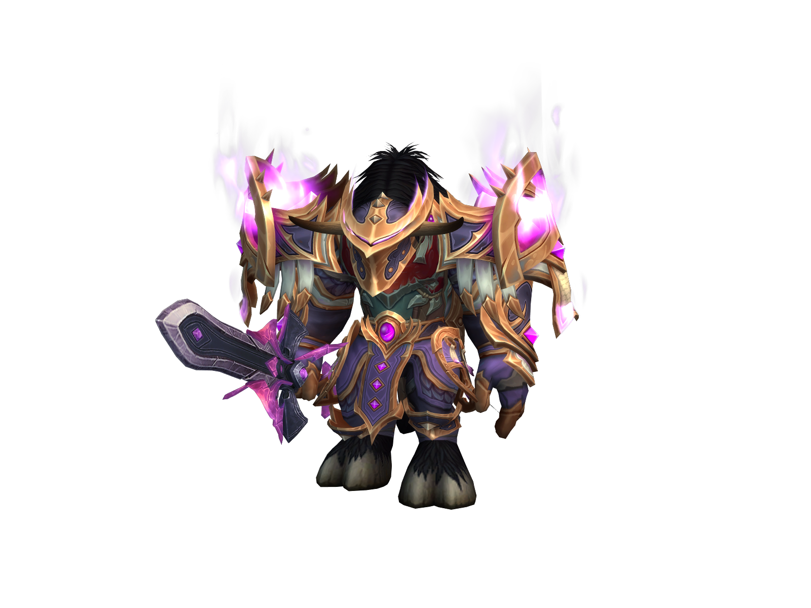 Mastødøn 3D character render