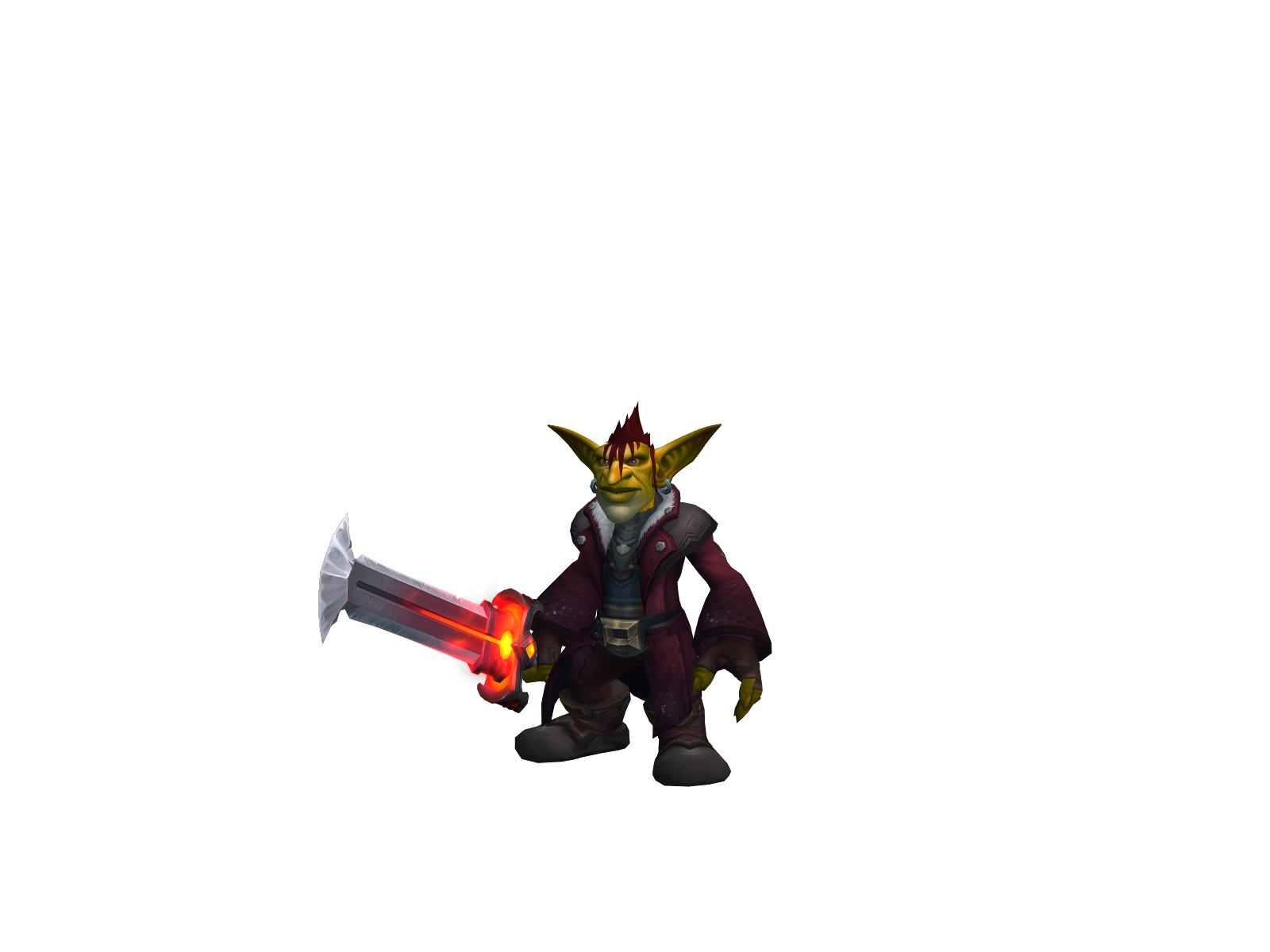 Audân 3D character render