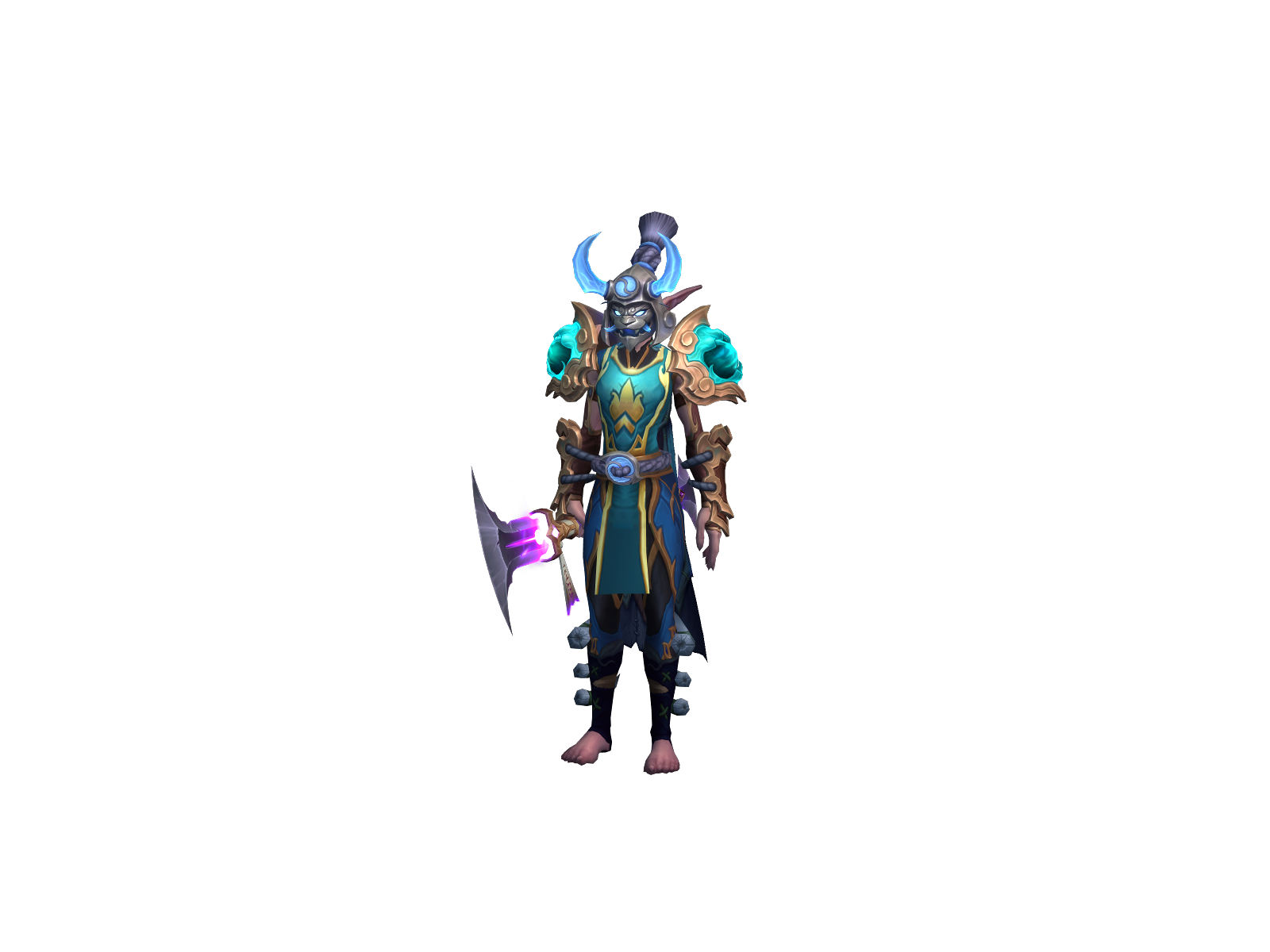 Zelyan 3D character render