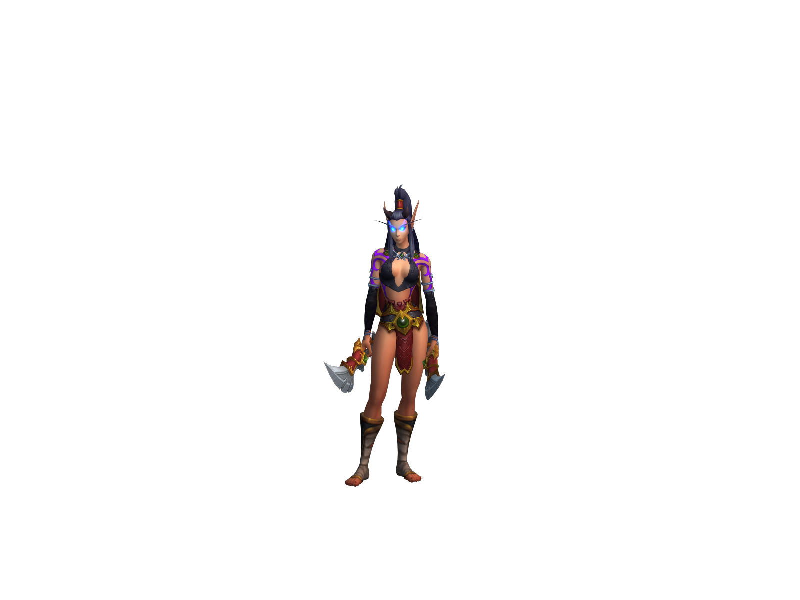Kisstal 3D character render