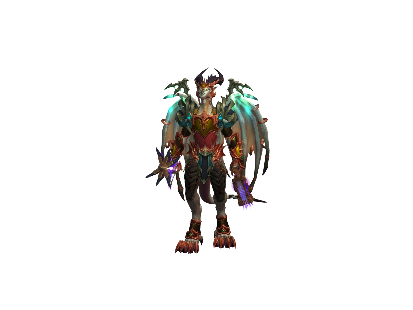 Draganort 3D character render
