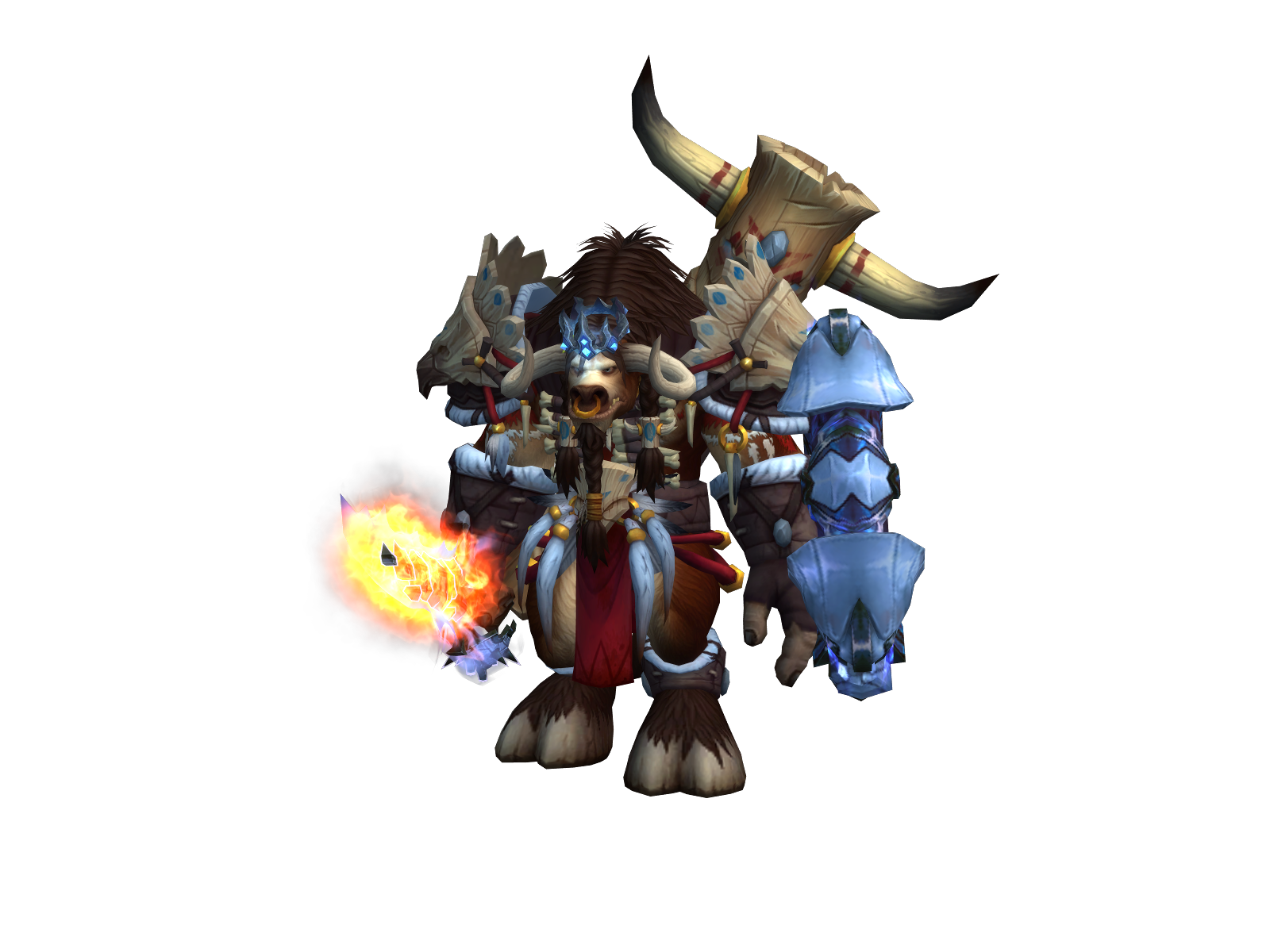 Tauridaf 3D character render