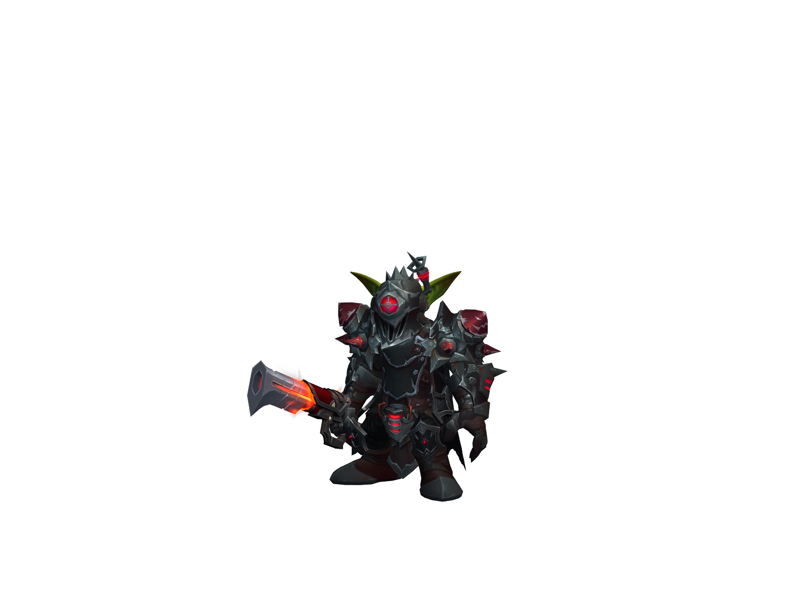 Arfall 3D character render