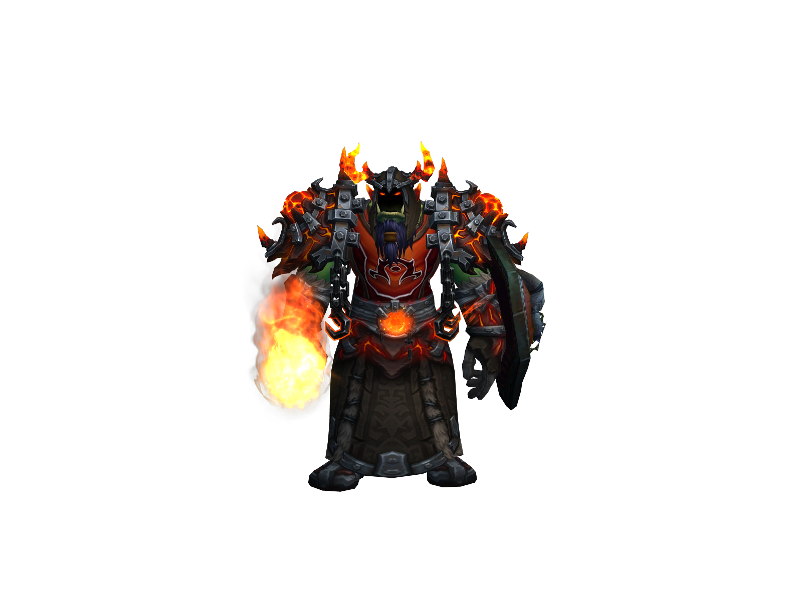 Painorc 3D character render