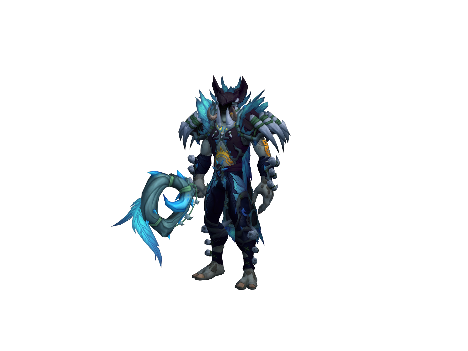 Rasthaka 3D character render
