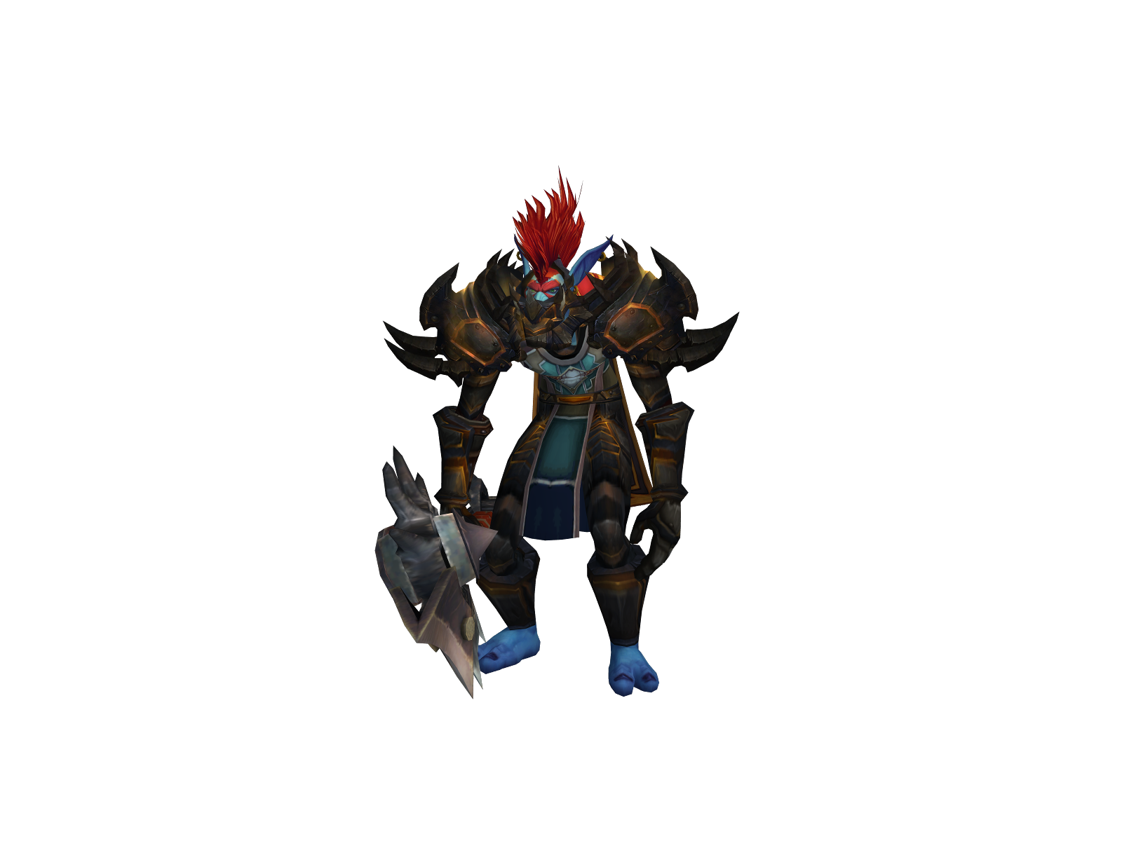 Brängøn 3D character render