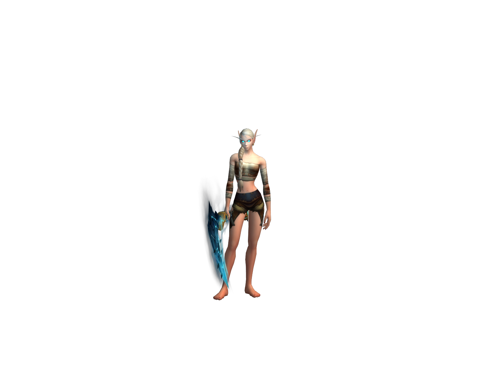 Senderos 3D character render