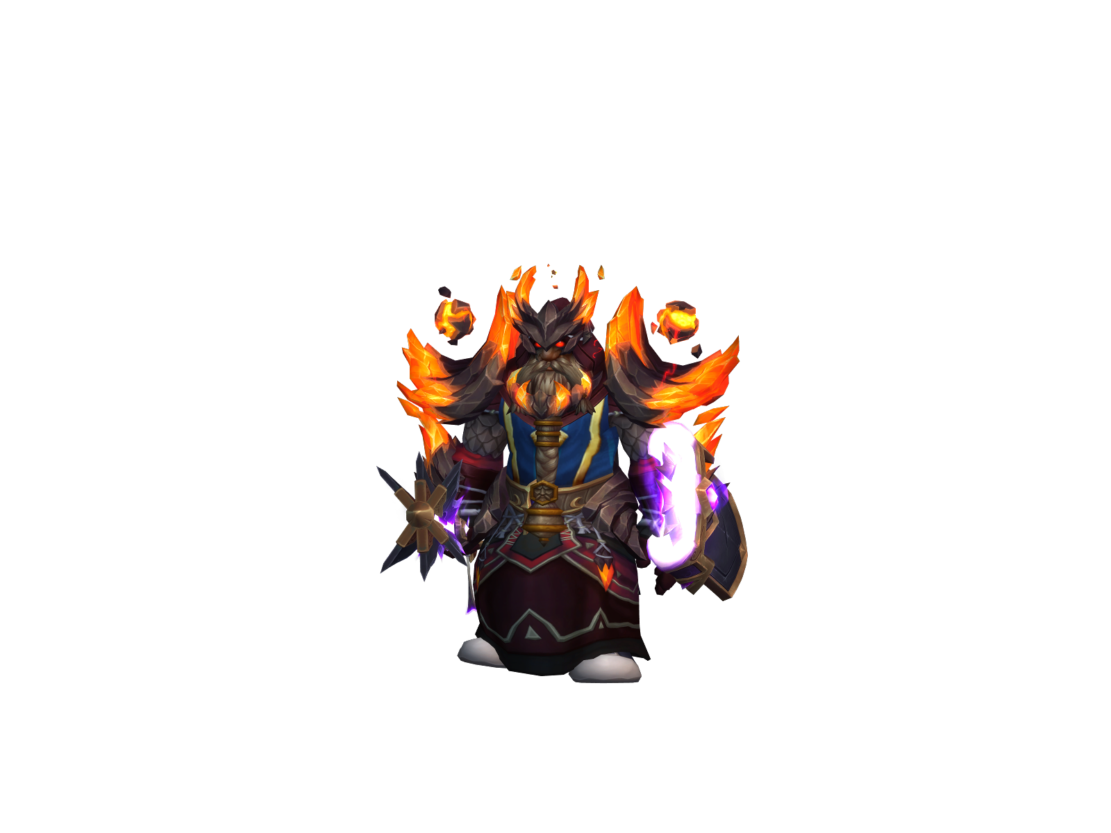 Pompadoúr 3D character render
