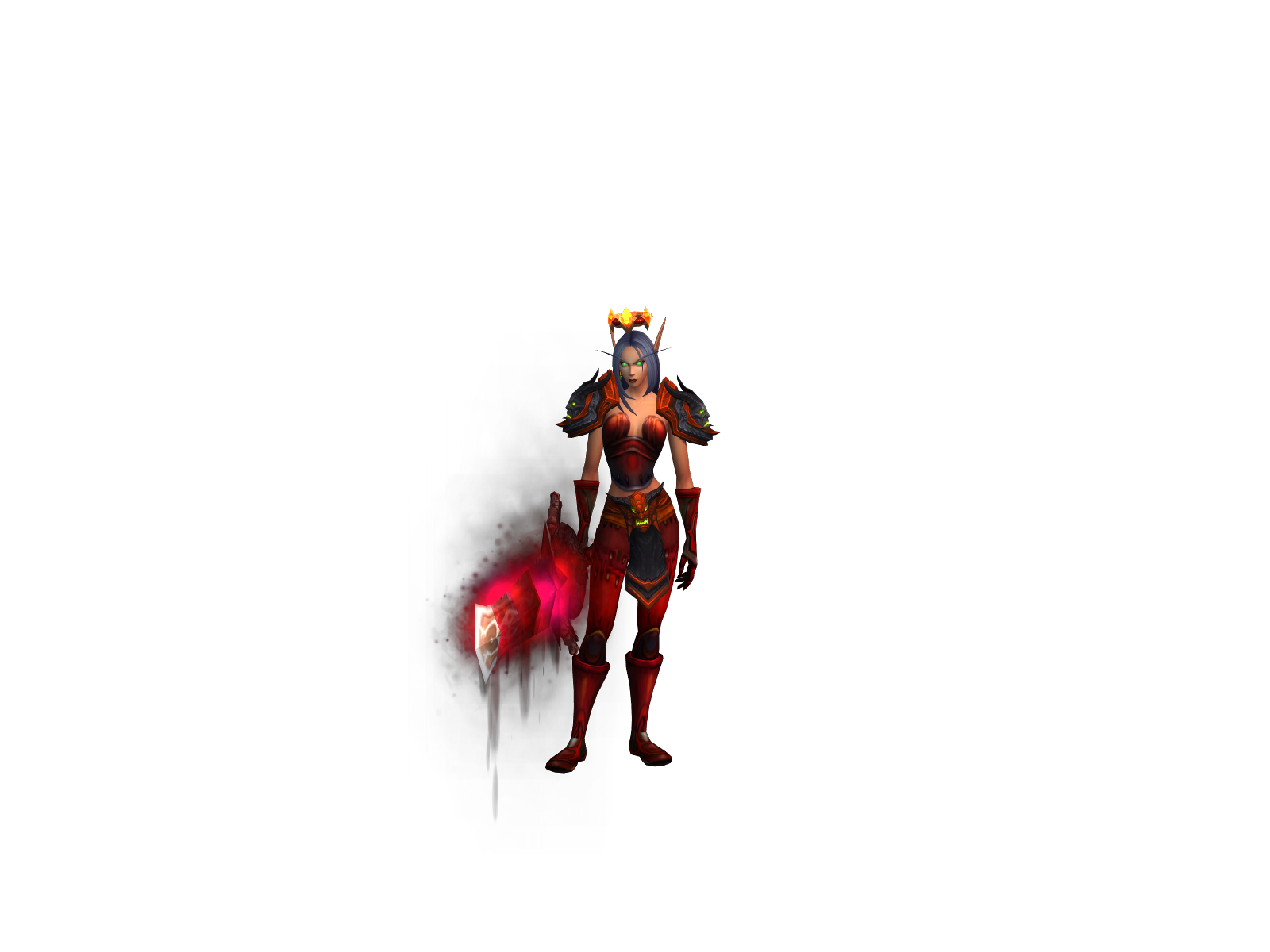 Morrena 3D character render